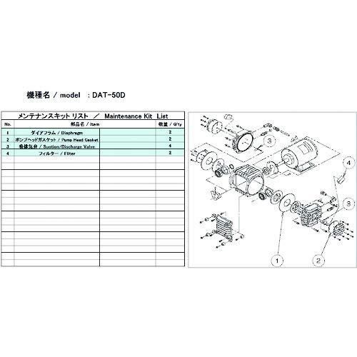 2営業日で発送 アルバック機工 Ulvac Kiko ULVAC DAT-50D用メンテナンスキット DAT50DMAINTENANCEKIT 8740