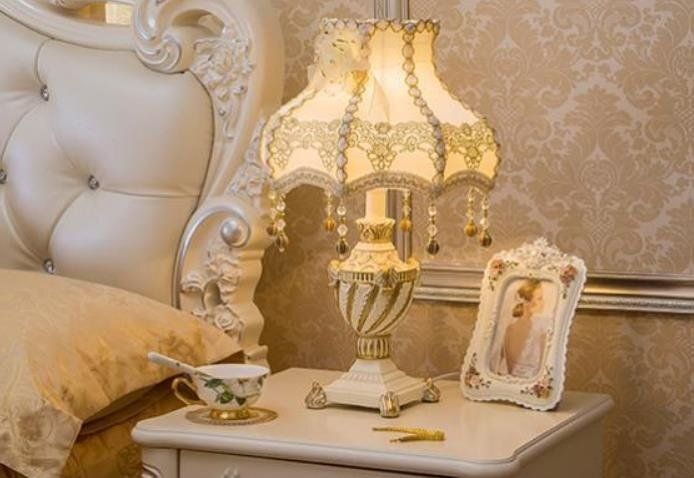 高品質 ヨーロピアン調 デスクライト 電気スタンド 照明 デスク卓上テーブルライト 姫系 暖かい ベッドサイドランプ インテリア NEXPOTALLINN_EU