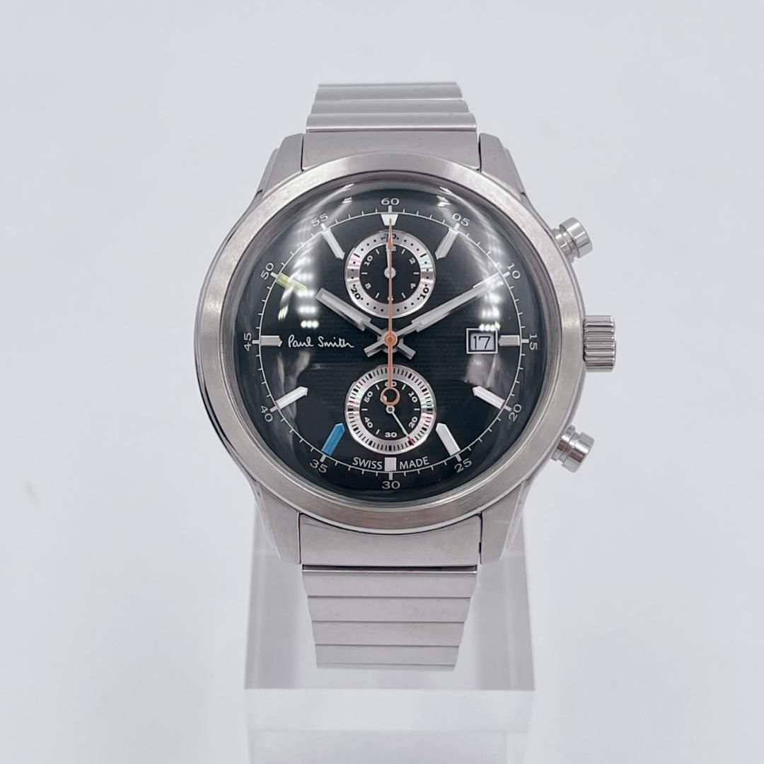 美品】 Paul Smith YA90-S087210 ケンブリッジ クロノグラフ