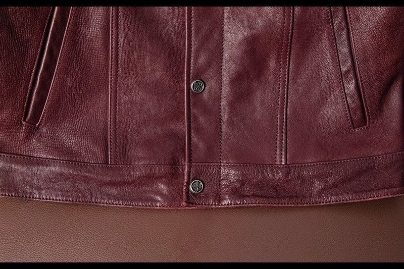 ゴートレザー 水洗い加工