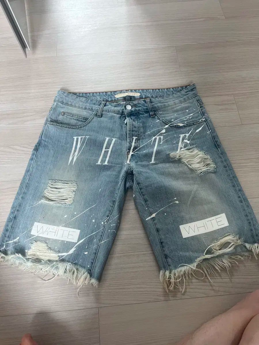 Off-White オフホワイト デニム ハーフパンツ
