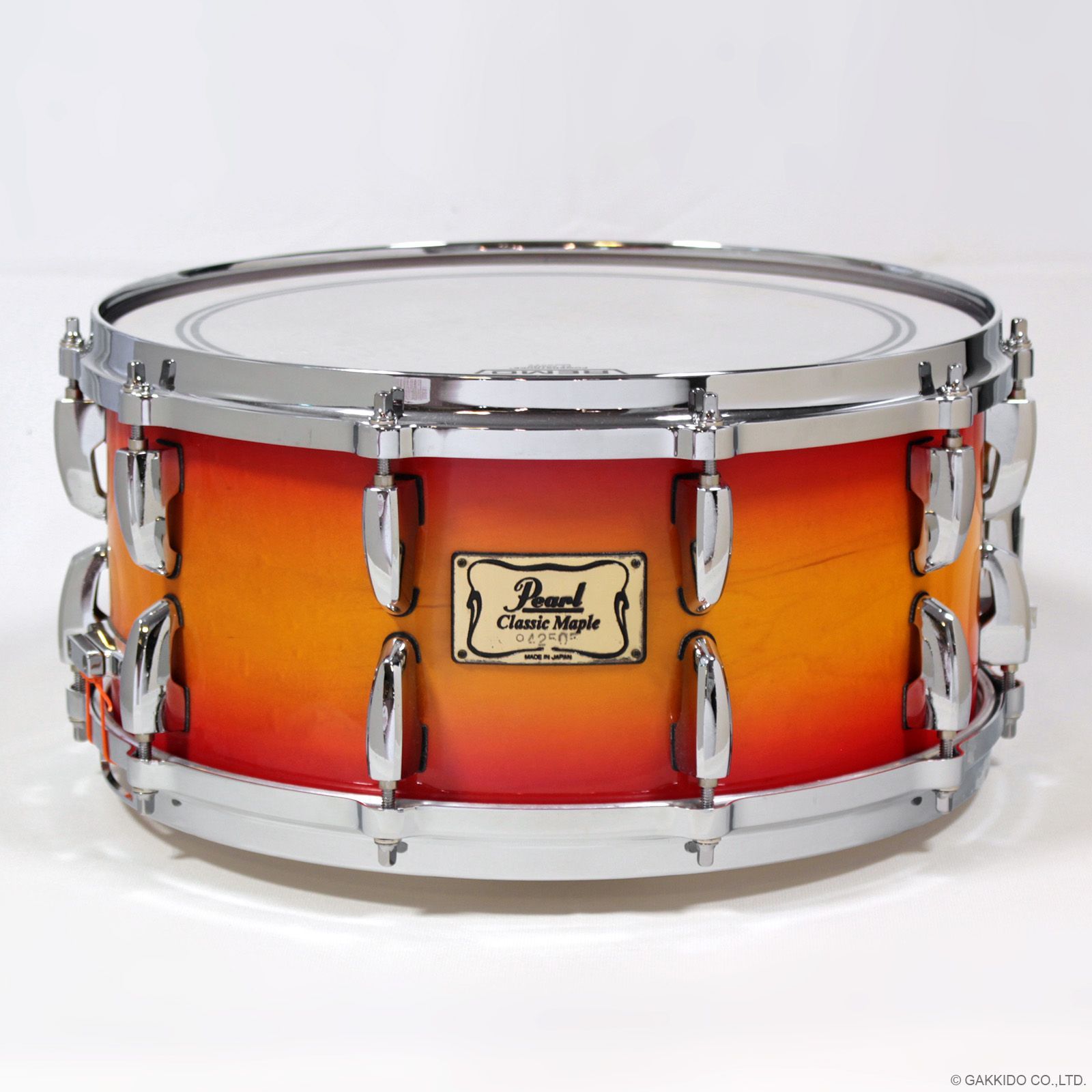 Pearl MR-5314D Classic Maple 14”x6.5” スネアドラム Cherry Sunburst Lacquer