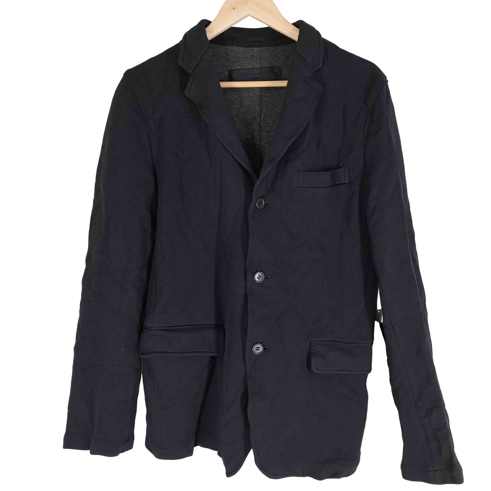 BLACK COMME des GARCONS ポリ縮ジャケットM BLACK COMME des GARCONS ポリ縮絨ジャケット