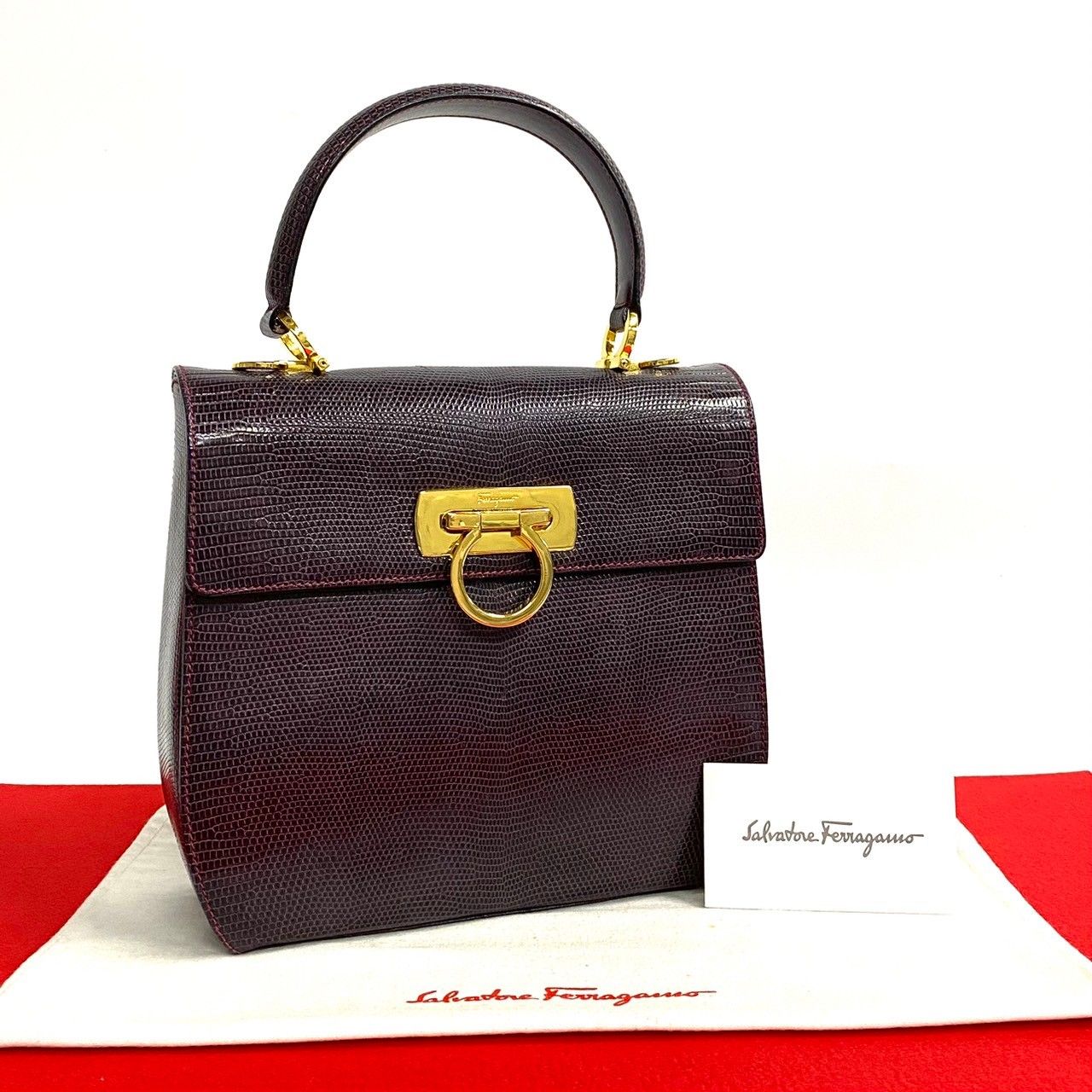 極 美品 Salvatore Ferragamo サルヴァトーレ フェラガモ 極 美品 Salvatore Ferragamo サルヴァトーレ フェラガモ