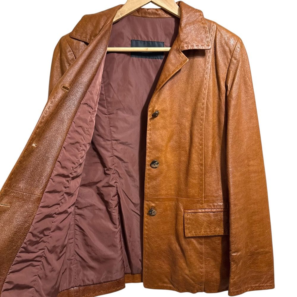 美品 ERMANNO SCERVINO エルマノシェルビーノ シングル レザー