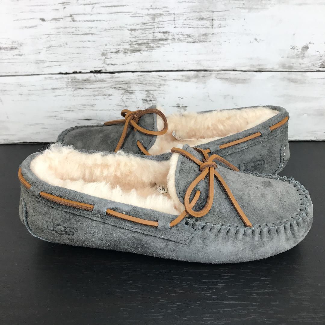 UGG Moccasins DAKOTA アグ モカシン ダコタ グレー 23 cm S/N 5612