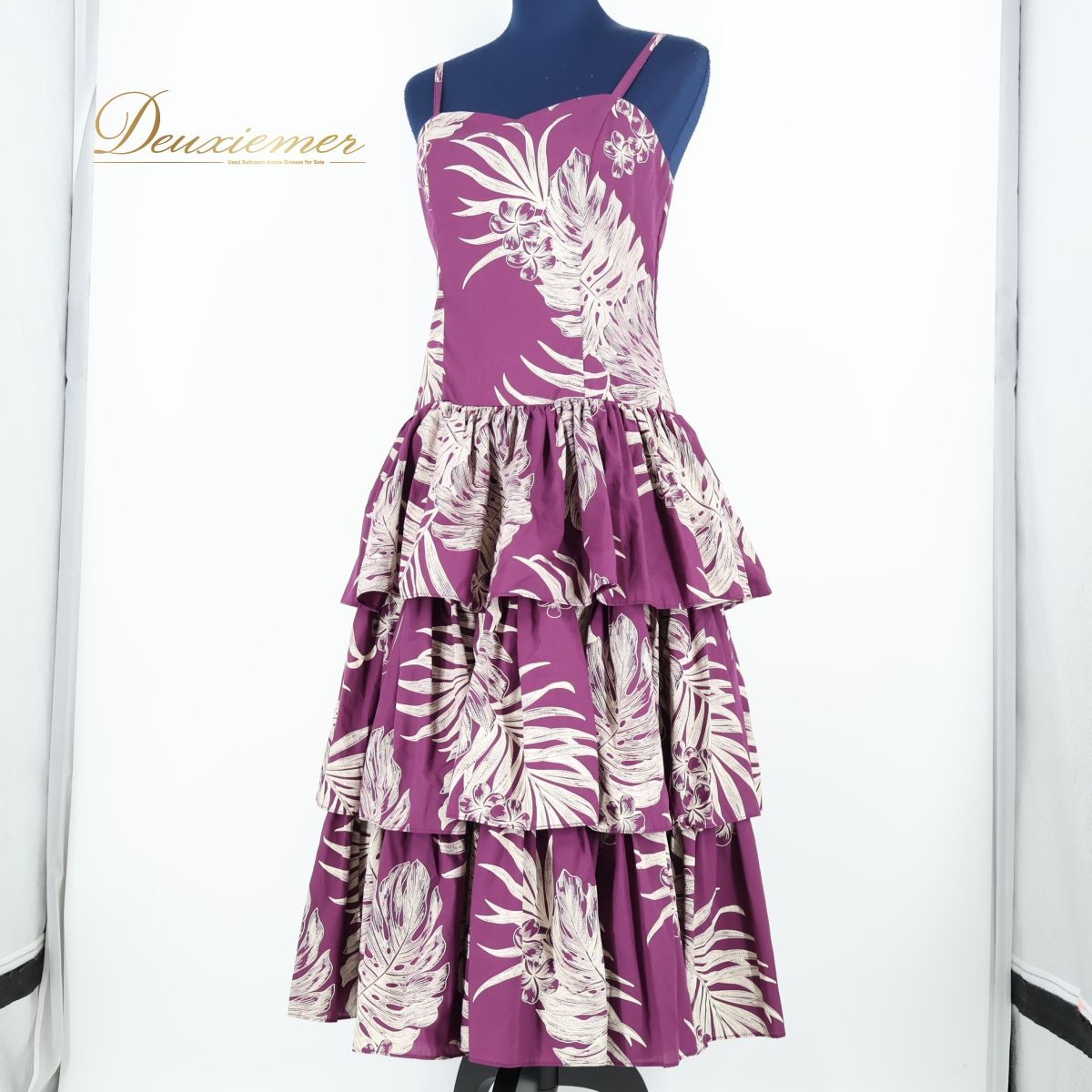 でおすすめアイテム。 ハワイ製 フラダンス衣装】パープル ワンピース Fashions CC フラダンス