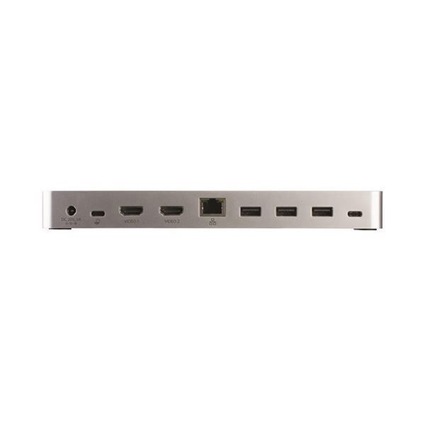 デュアルモニタ対応USB-C接続ドック 4K対応