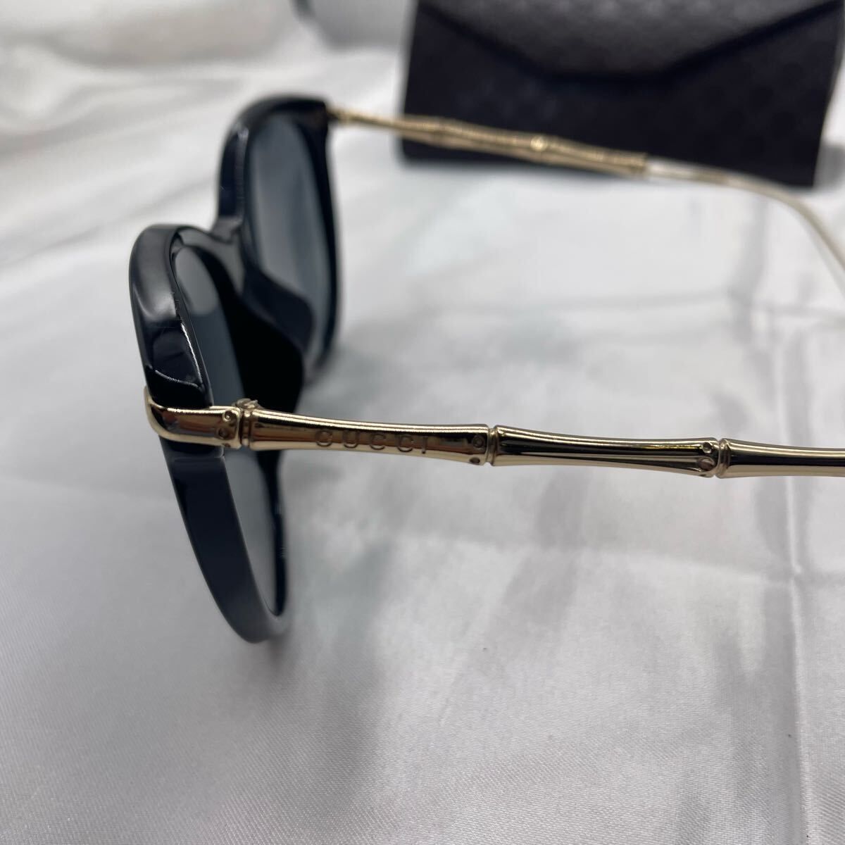 ✓GUCCI サングラス バンブー GG3777 メンズ ロゴ入り ケース