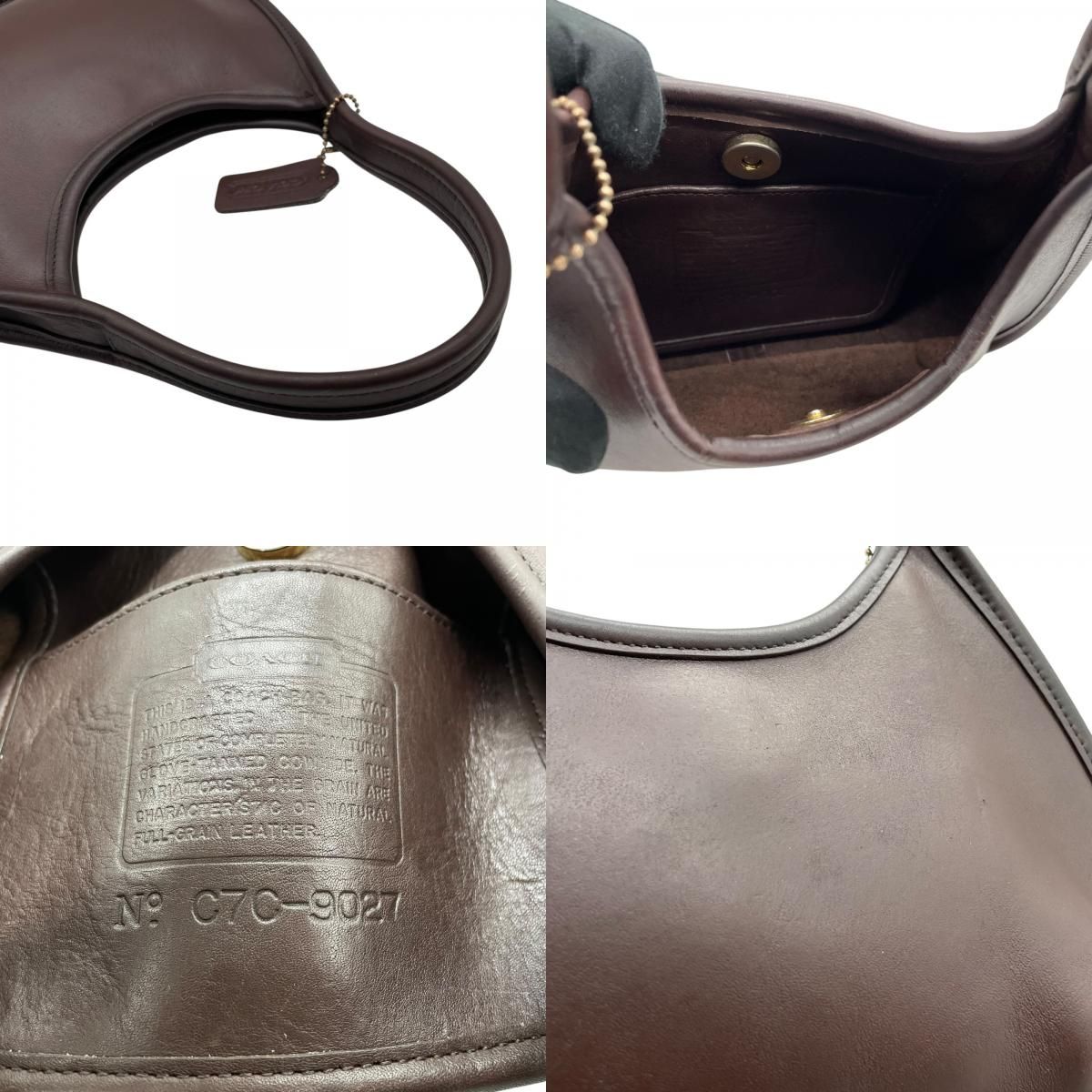 美品 COACH コーチ エルゴ ハンドバッグ ショルダーバッグ レザー 本革 