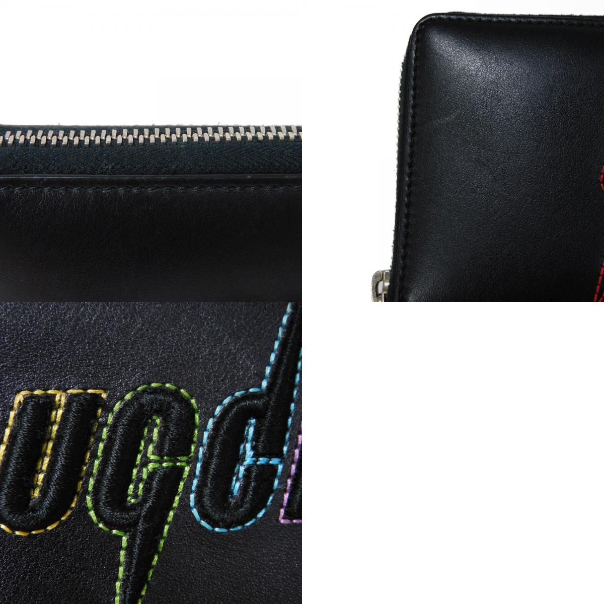 GUCCI グッチ ブレード エンブリロイダリー ジップアラウンド