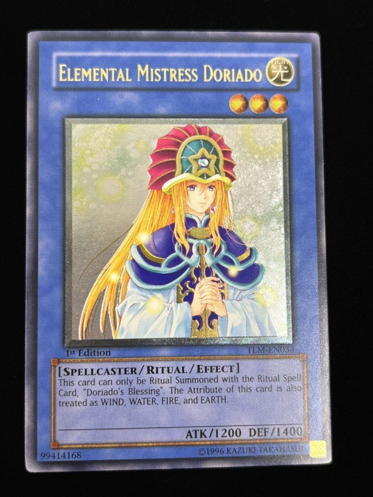 遊戯王 英語版  北米版  精霊術師ドリアード  レリーフ　アルティメットレア 1st