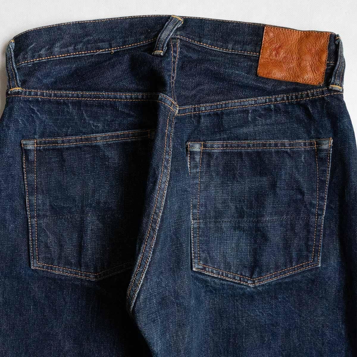 雰囲気抜群/濃紺】EVISU 【LOT.2001 デニムパンツ】32×35 エビス
