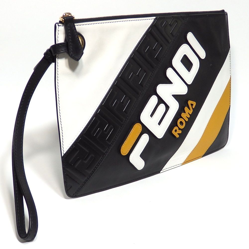 Fendi cheap fila clutch