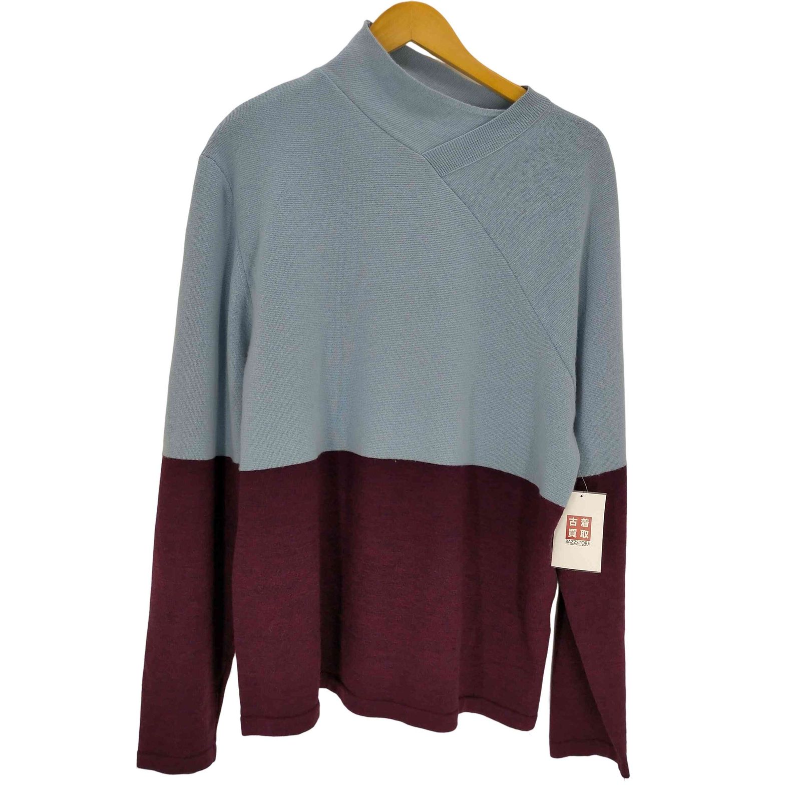 ノブユキマツイ Nobuyuki Matsui カシミヤ混 One Side High Neck