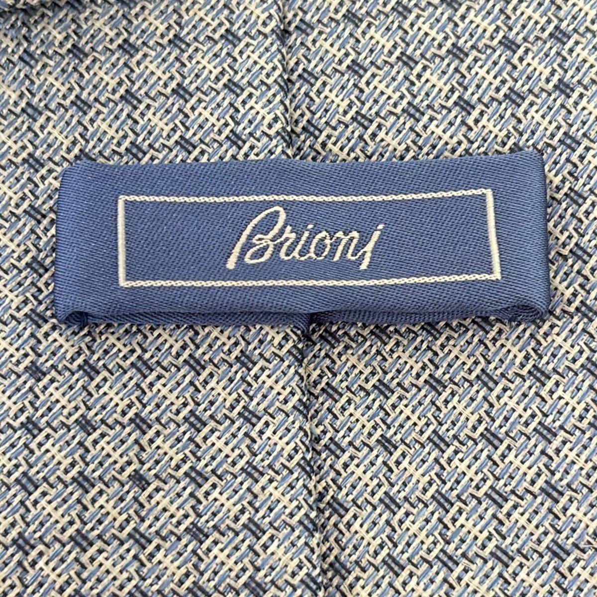 Brioni(ブリオーニ) ネクタイ メンズ美品 - ライトブルー×ブルー