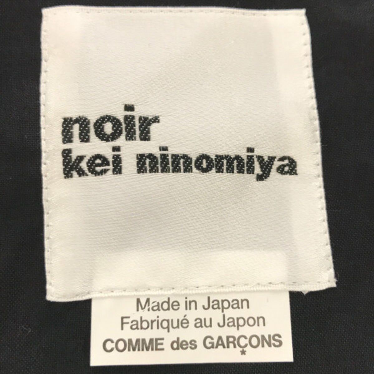 noir kei ninomiya ノワール ケイ ニノミヤ ロゴプリントトートバッグ 3I-K202-051 ブラック