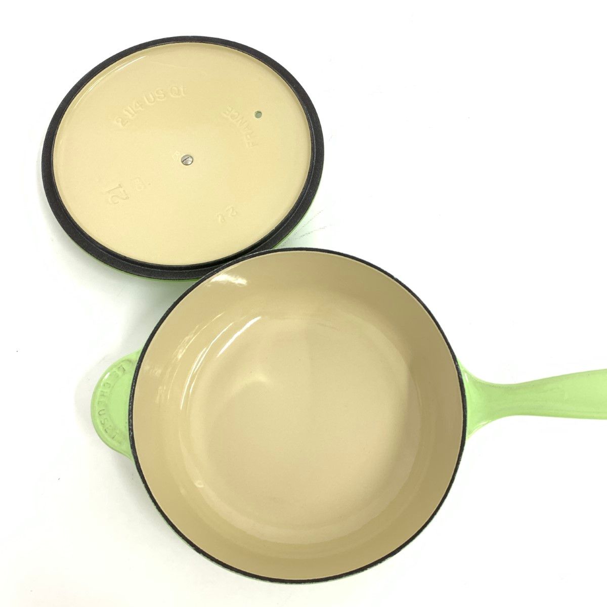 LE CREUSET ルクルーゼ ソーシエ 片手鍋 21cm 2L グリーン