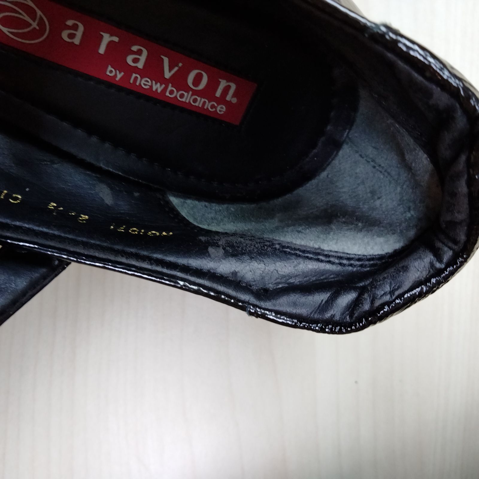 aravon アラヴォン New Balance ストラップパンプス ブラック 黒