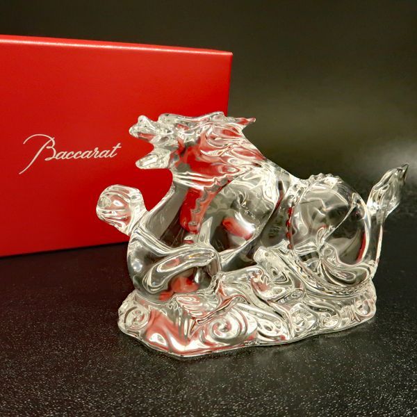 Baccarat 辰 干支 置物 2012年 美品 バカラ クリスタル フィギュリン 龍 ドラゴン 箱付◇送料込み◇質屋-9387 - メルカリ