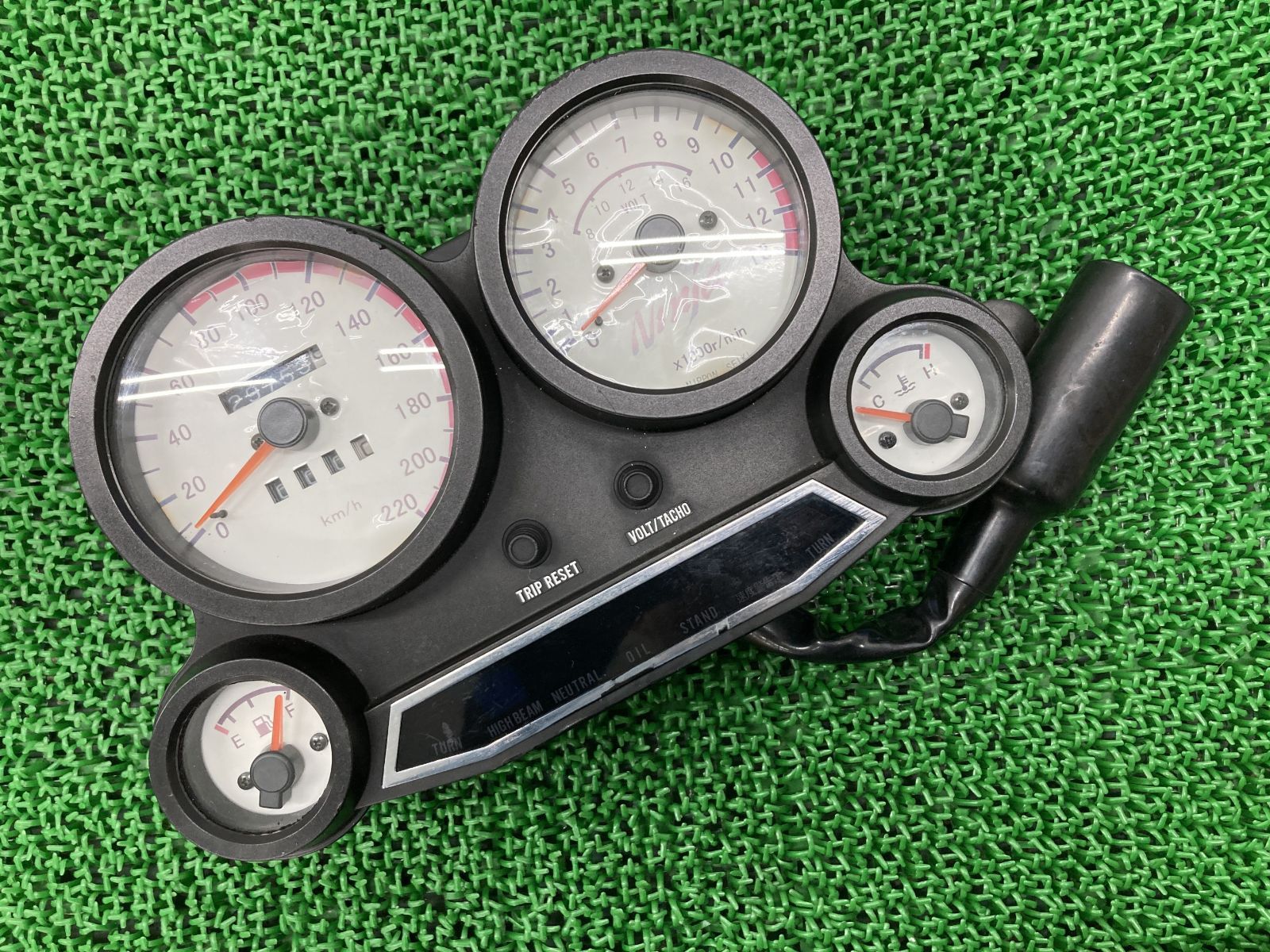 GPZ400R メーター カワサキ 純正 バイク 部品 ZX400D 割れ欠け無し 品薄 品 車検 Genuine