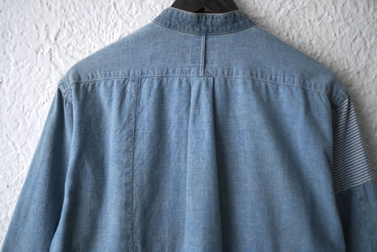 ANACHRONORM【アナクロノーム】グランパシャツ プルオーバー ANACHRONORM RF Tie Dye L/S Resize Open Collar Shirt [YELLOW