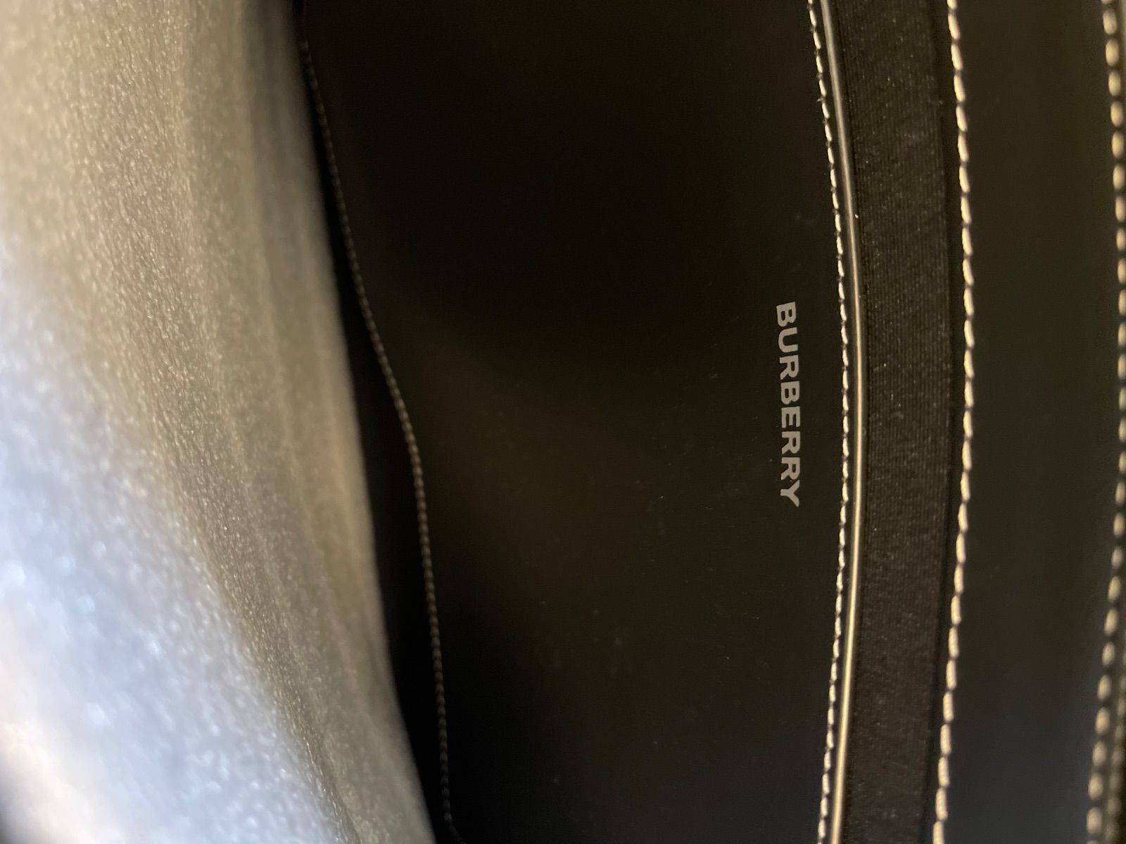 希少】BURBERRY ジップポーチ LG EDIN GC9 ブラウン メンズ 希少