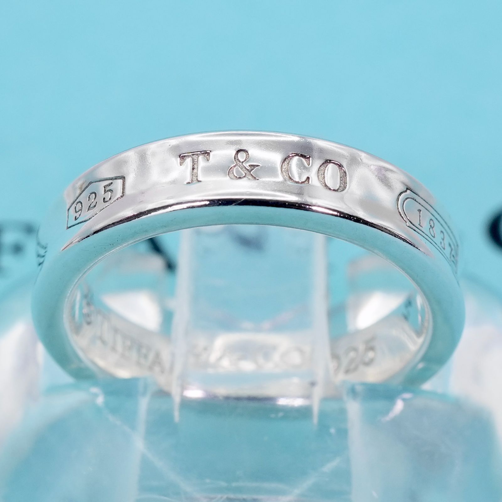 【極美品】 ティファニー 1837 T&CO ナロー リング 7号 A505 極美品】 ティファニー 1837 T&CO ナロー リング 7号 A505