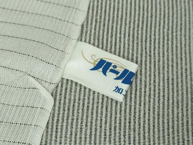 平和屋本店□極上 江戸小紋 万筋 名物裂 雪輪重ね 蝉色×灰青色 逸品