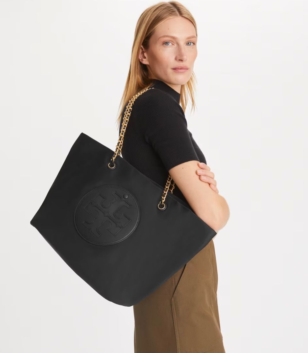 新作♡大人気【羽のように軽い✨】新品 Tory Burch＊エラチェーントート 大人気♡羽のように軽いトート】新品 Tory Burch＊ELLA CHAIN TOTE
