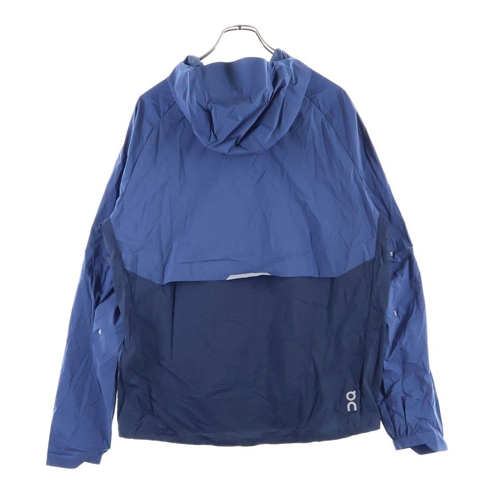 On オン CORE JACKET ロゴプリント ジップポケット フーデッドナイロンジャケット ブルー 1ME10330133