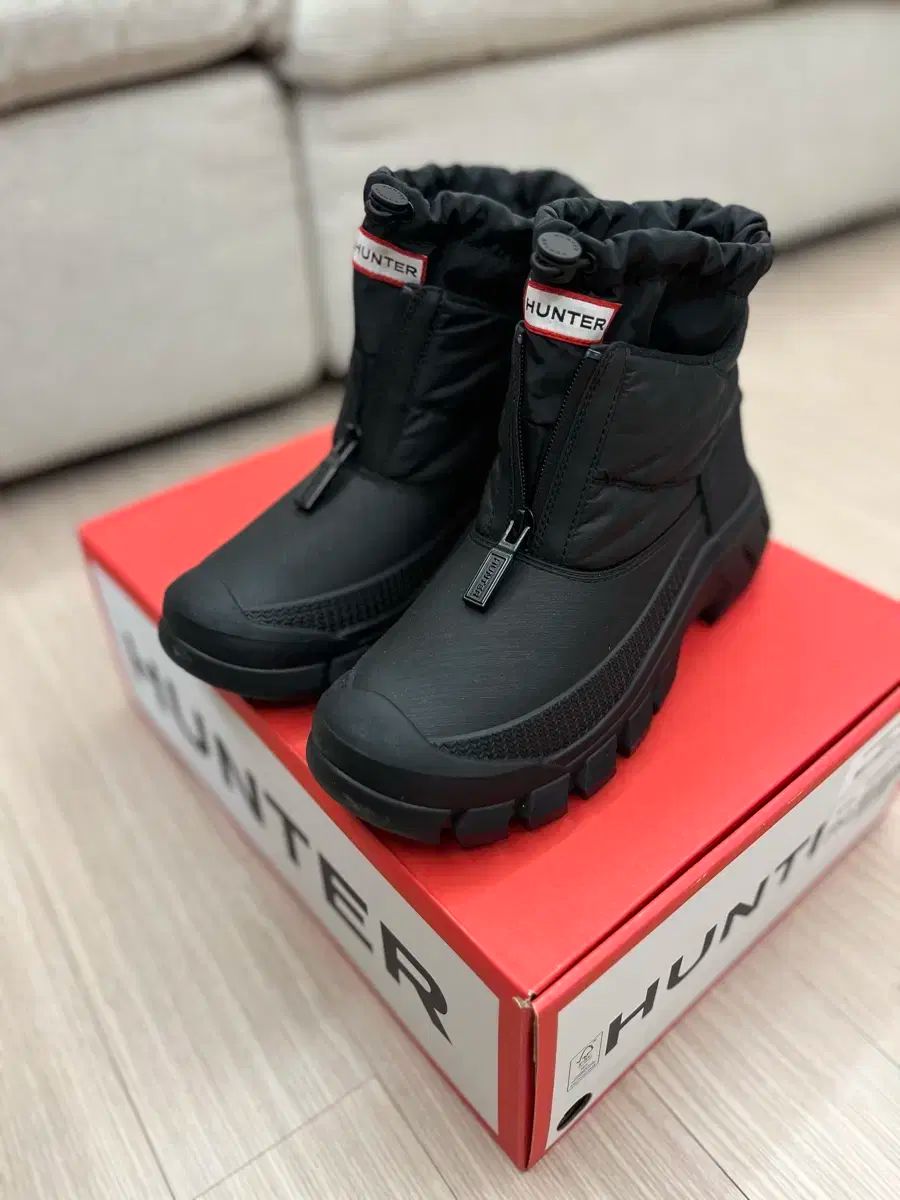 HUNTER ハンター 防寒靴 インタレピッド アンクル ジッパー スノウブーツ 245