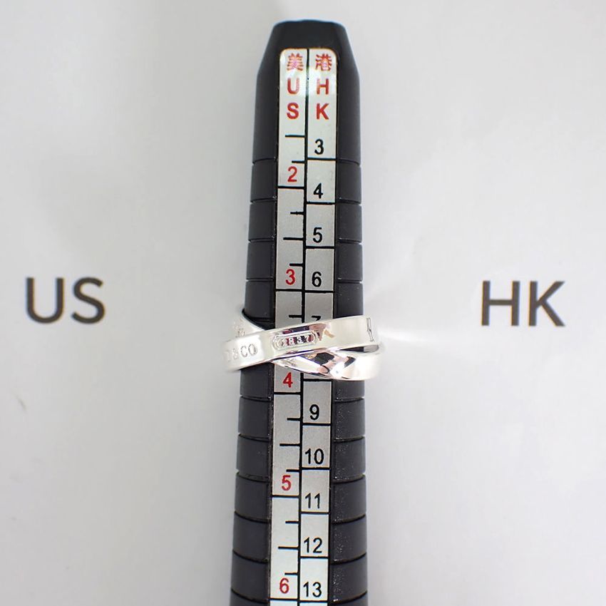 ティファニー 925 1837 インターロッキング リング6号[g335-22］