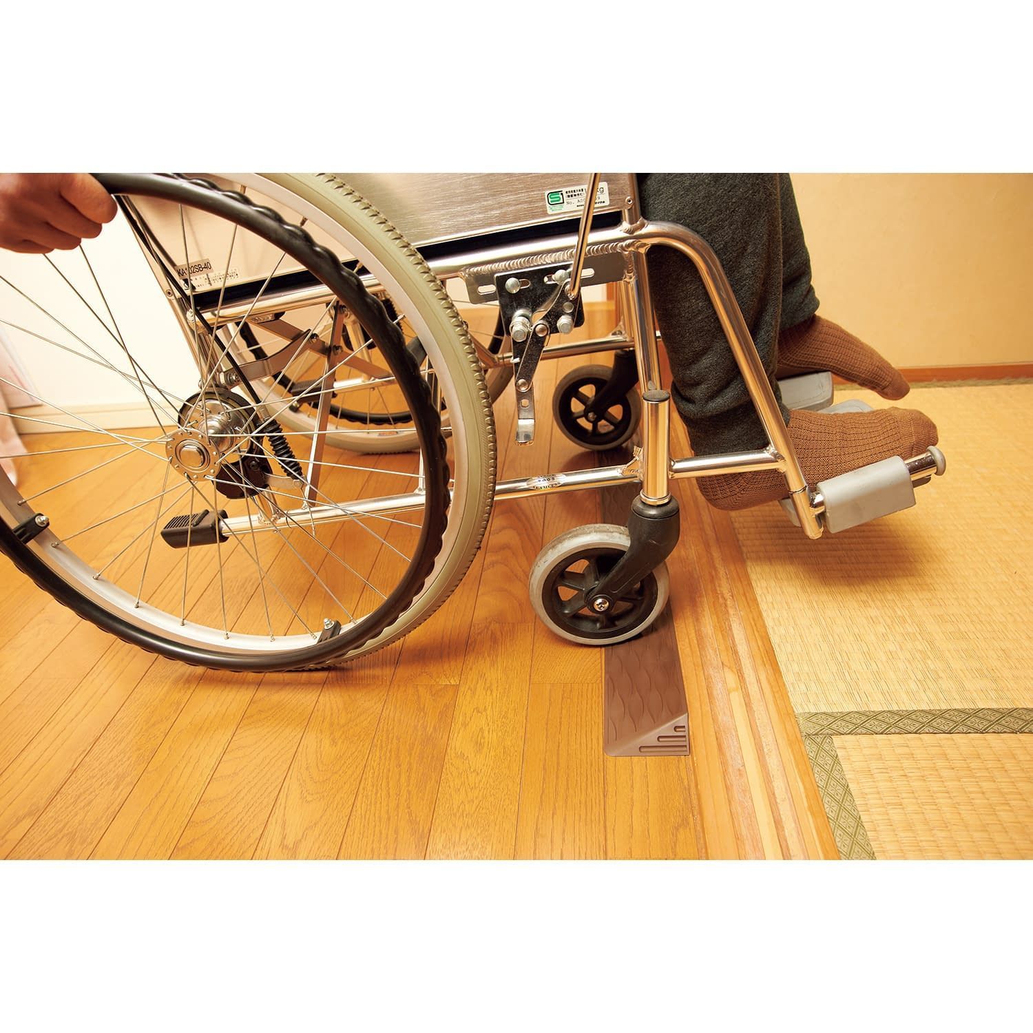 ダンスロープミニ 車いす用スロープ 25-6784-09 ダンロップ R-7655M 04802