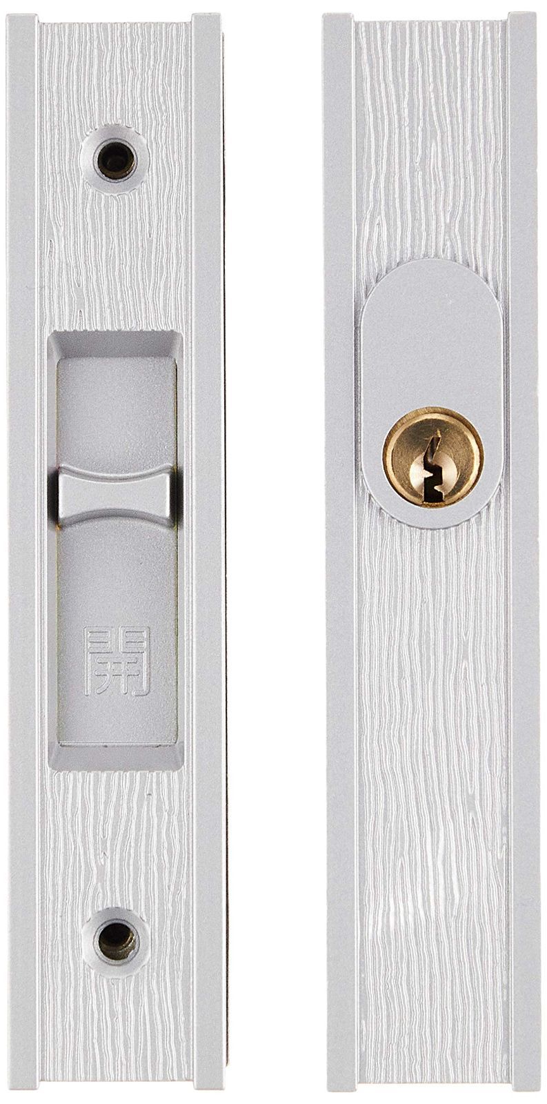 ウエスト West WEST 万能取替引戸錠 キー3本セット シルバー 324-S1805-ST 1組