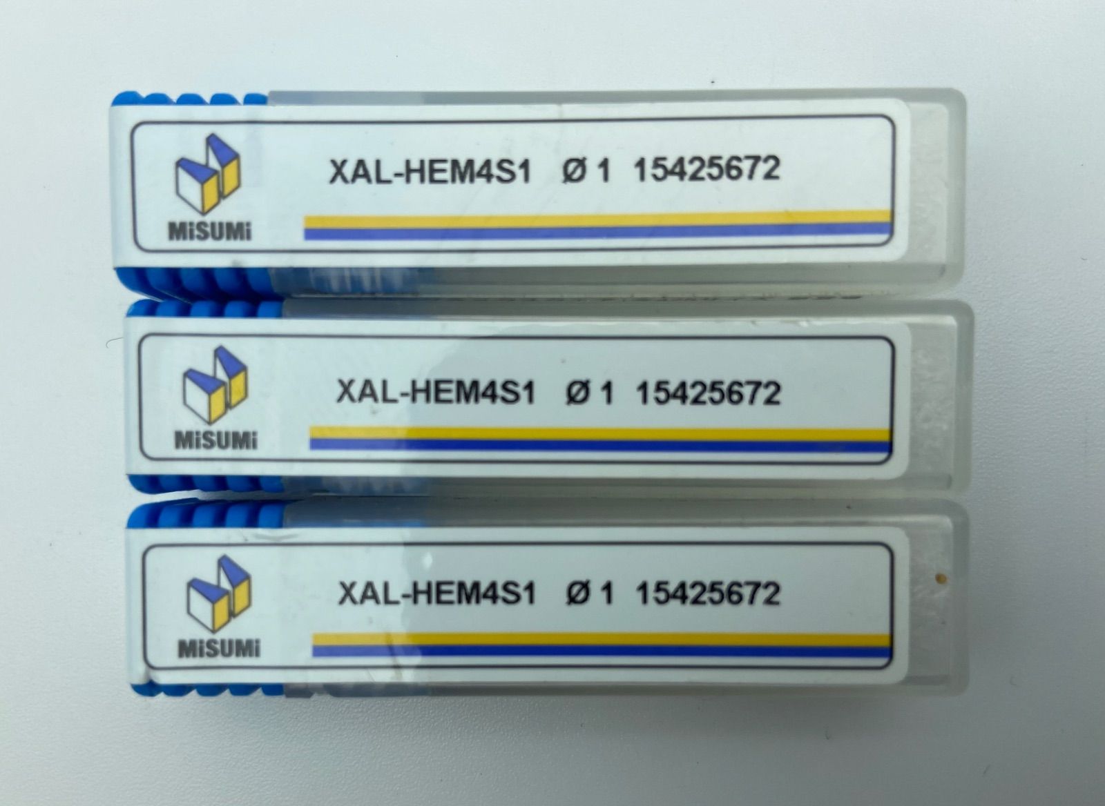 ミスミMISUMI 超硬エンドミル XAL-HEM4S1 φ1 SQUARE 3本セット ミスミMISUMI 超硬エンドミル XAL-HEM4S1 φ1 SQUARE 3本セット