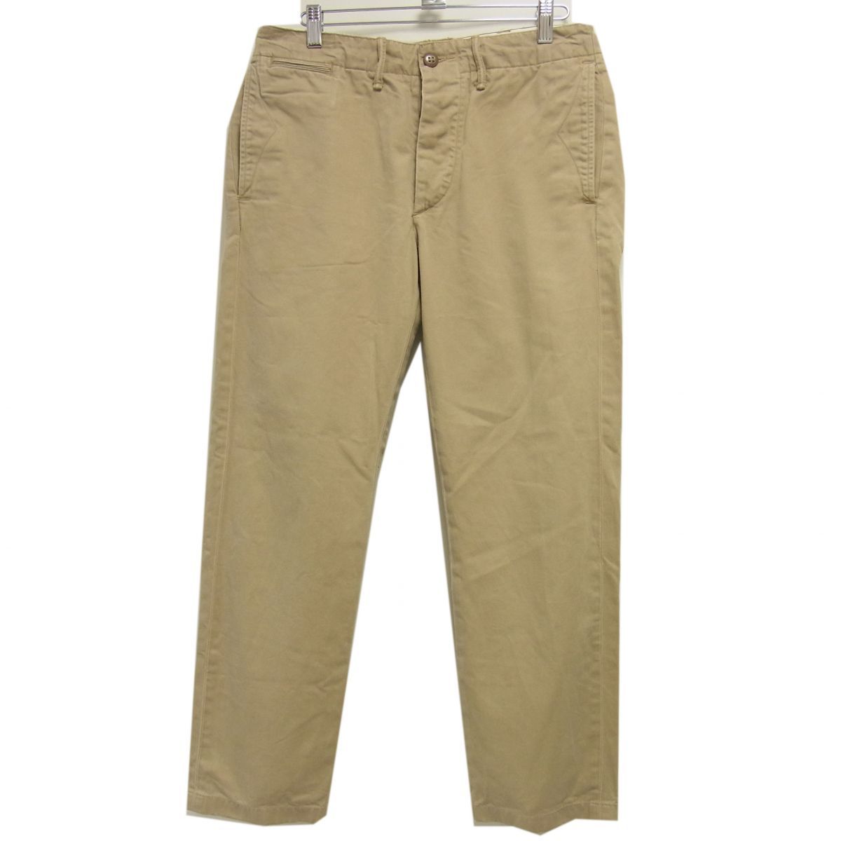 RRL ベージュ チノパン ☆RRL ダブルアールエル RALPH LAUREN チノパン ベージュ ボタン