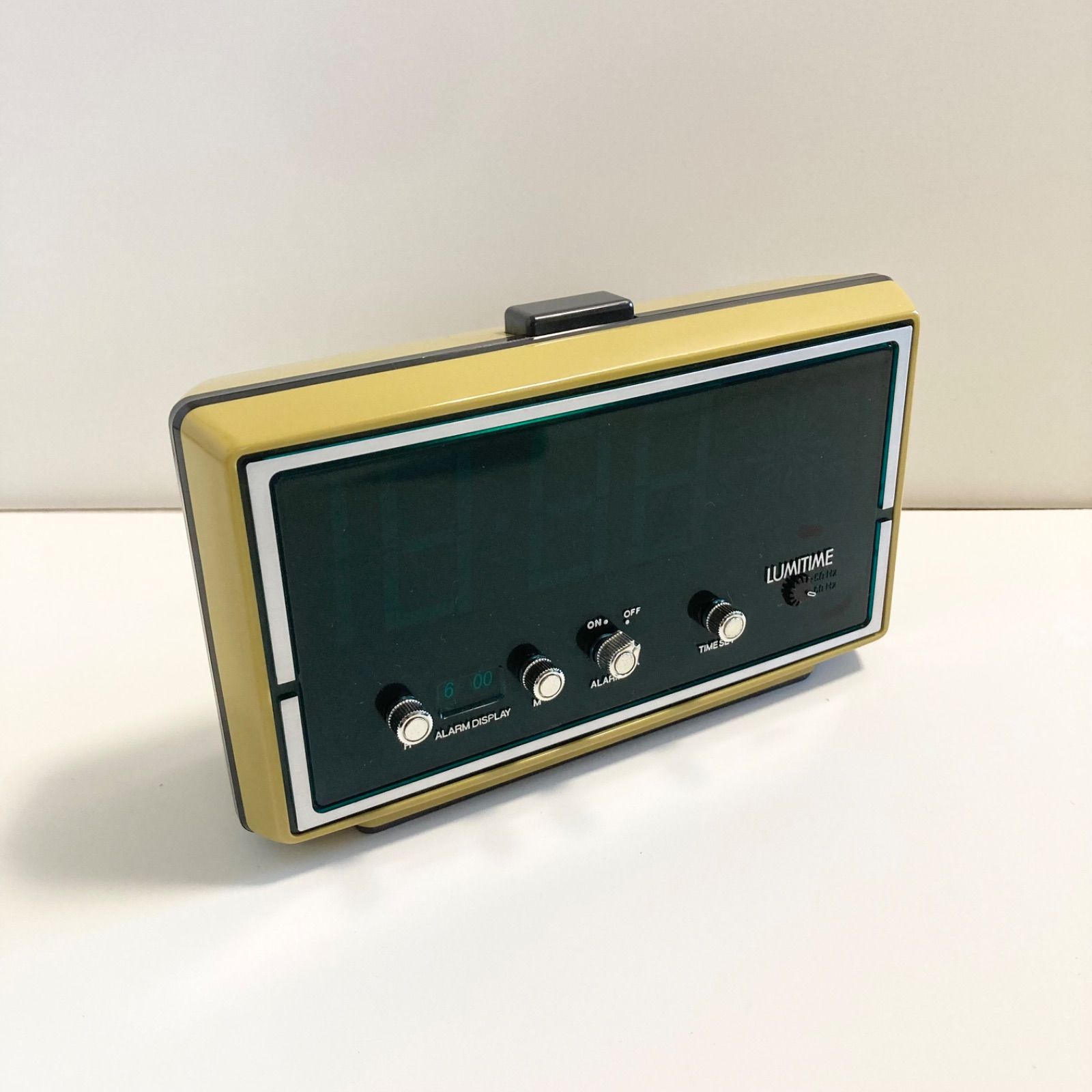 LUMITIME 村田電機 光デジタル時計 ルミタイム 50hz 置時計 昭和レトロ