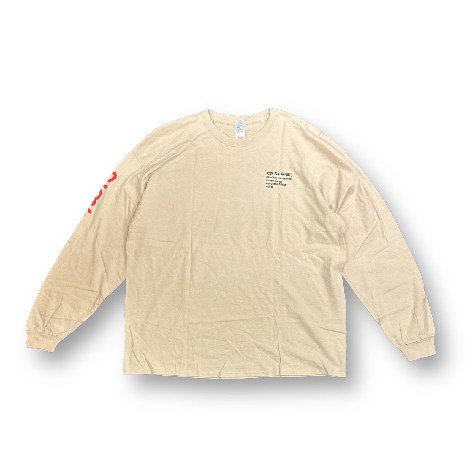 KANYE WEST × KID CUDI KIDS SEE GHOSTS ALBUM MERCHANDISE L/S