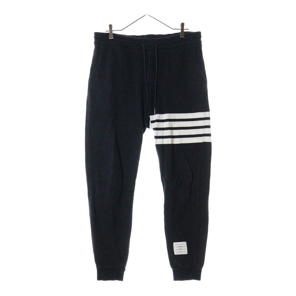 THOM BROWNE (トムブラウン) 4BAR Sweatpants スウェットパンツ ネイビー MJQ008H-00535-461