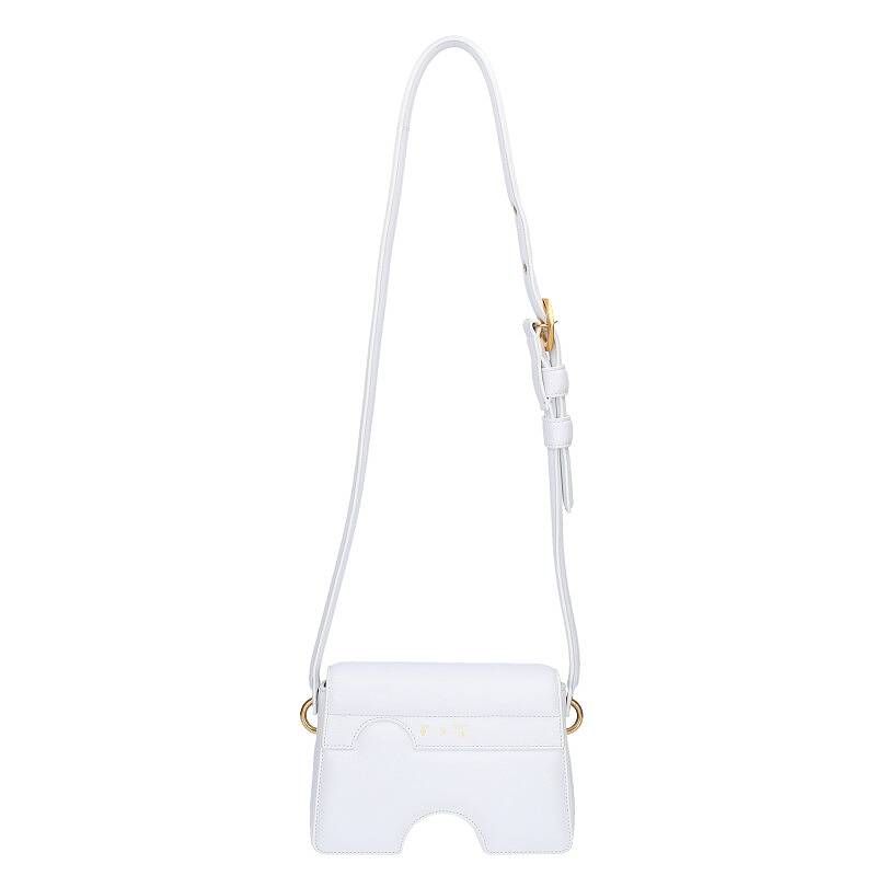 Off-White オフホワイト BURROW-22 ショルダーバッグ ホワイト Off-White Burrow 22 Leather Shoulder/Crossbody Bag | eBay
