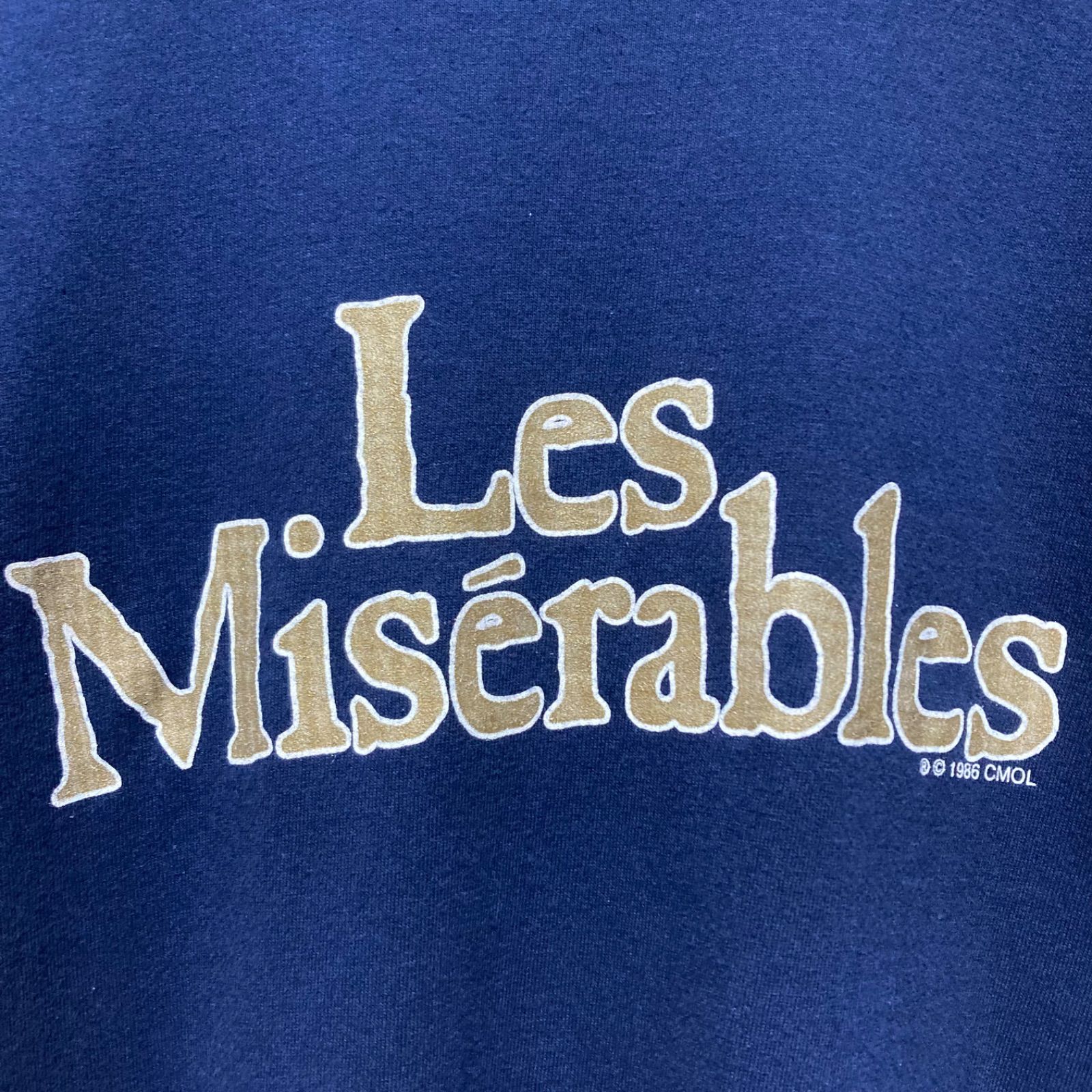 Les Miserables Tシャツ レミゼラブル XL ネイビー - メルカリ