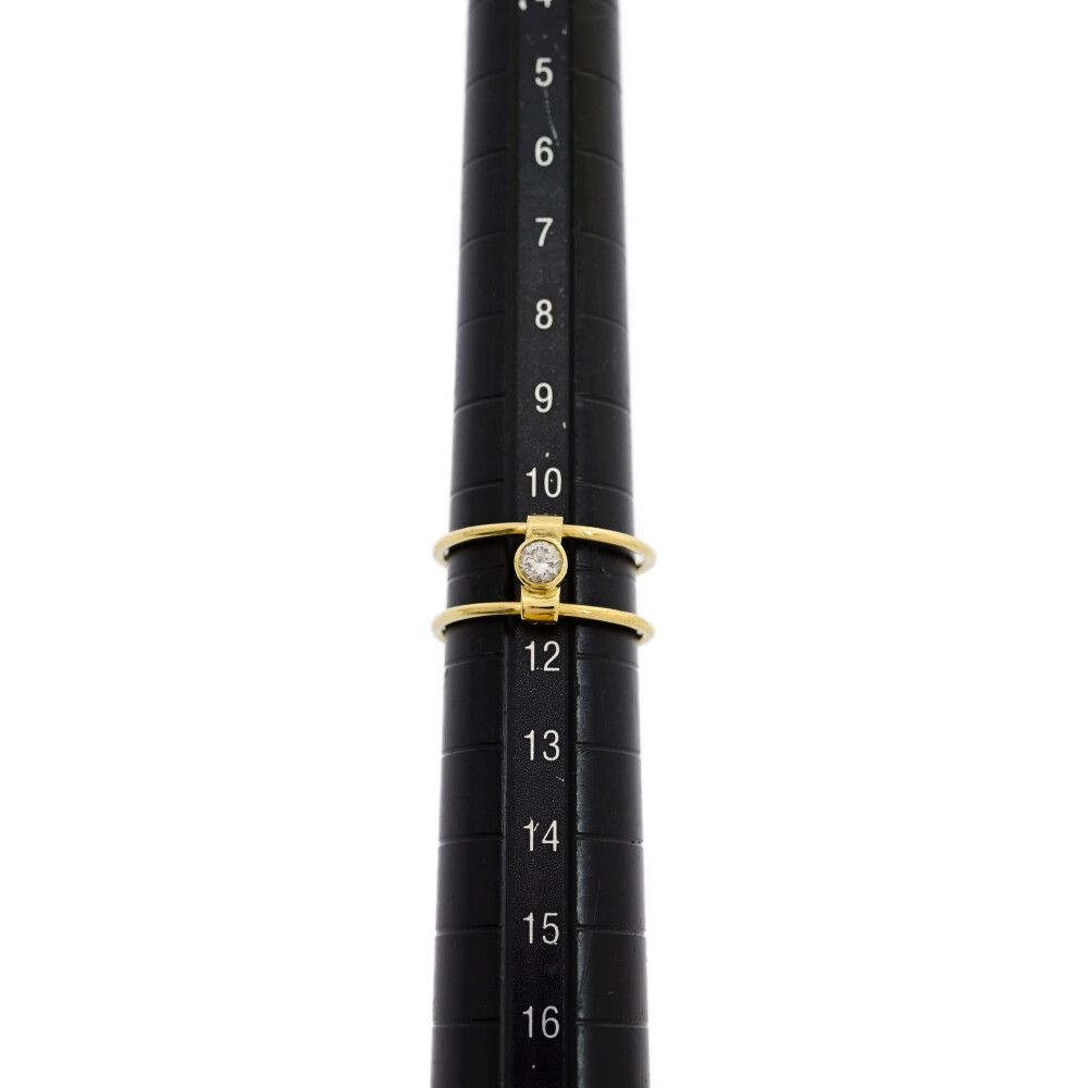 リング 指輪|K18YG|750-3.1g|8号|