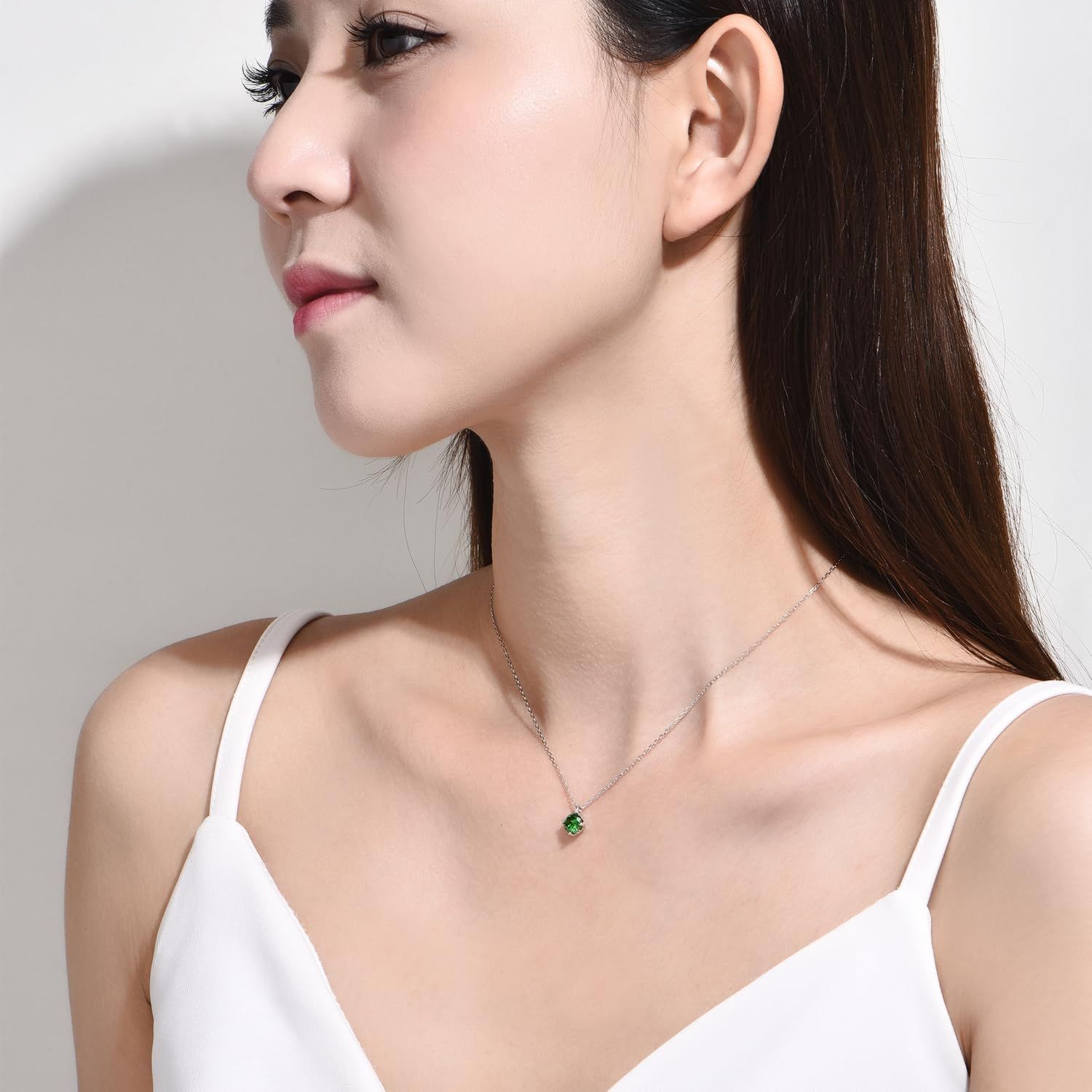  ネックレス 一粒 ペンダント 金属アレルギー対応 桜 シルバー925 誕生石 12ヵ月誕生石 高校生 シンプル デート レディース プレゼント サファイア 女性 FH.bird ネックレス アクセサリー