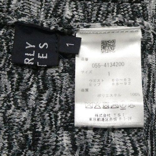 2023 パーリーゲイツ 美品 凹凸編み ニット セットアップ グレー系