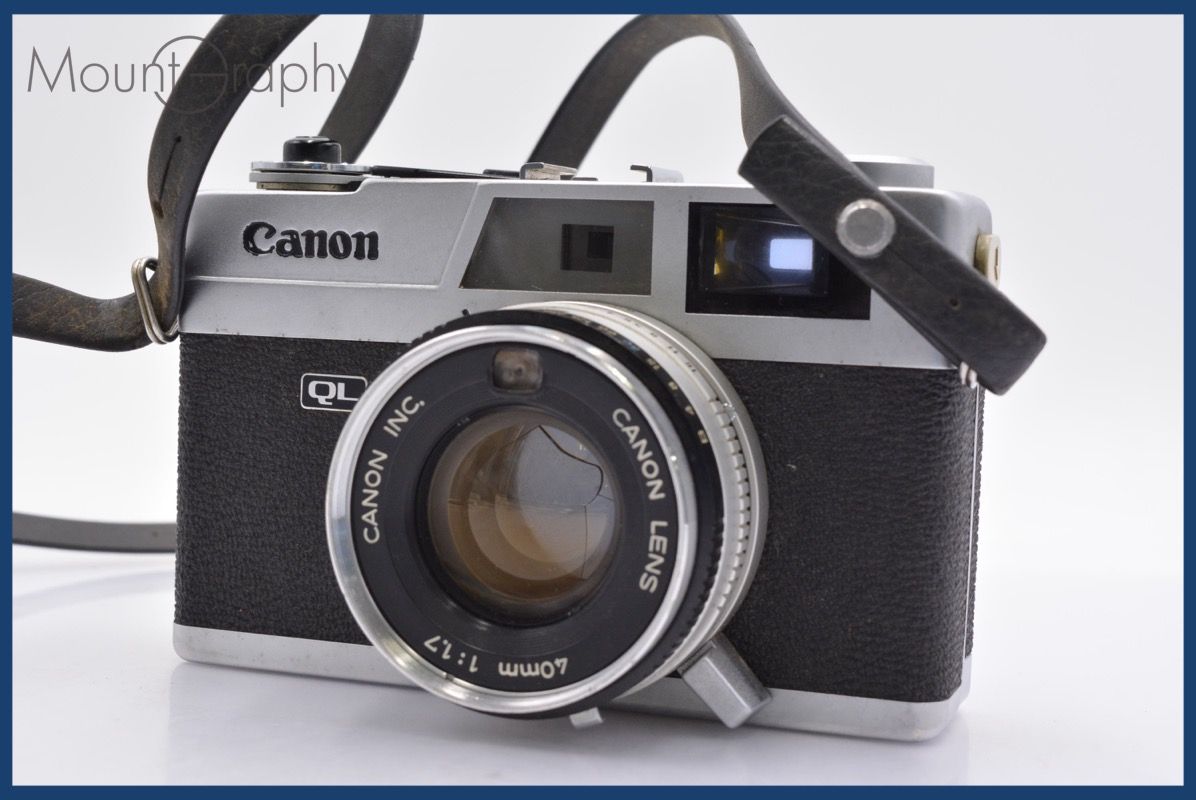 特別 キヤノン Canon Canonet QL17 QL 40mm F1.7 同梱可 yk2769