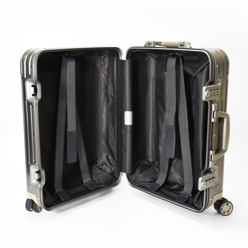 Aランク】RIMOWA リモワ オリジナル キャビン ゴールド 35L 4輪 Aランク】RIMOWA リモワ オリジナル キャビン ゴールド 35L 4輪