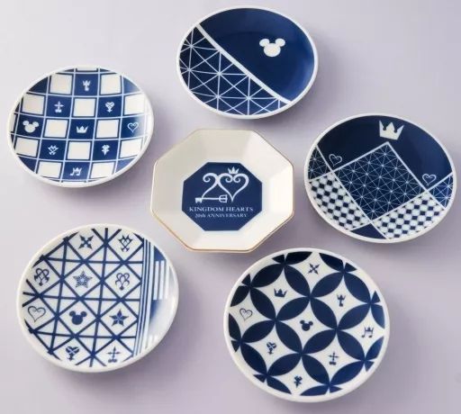 皿 茶碗 キングダムハーツ 20th Anniversary 豆皿セット 6枚組