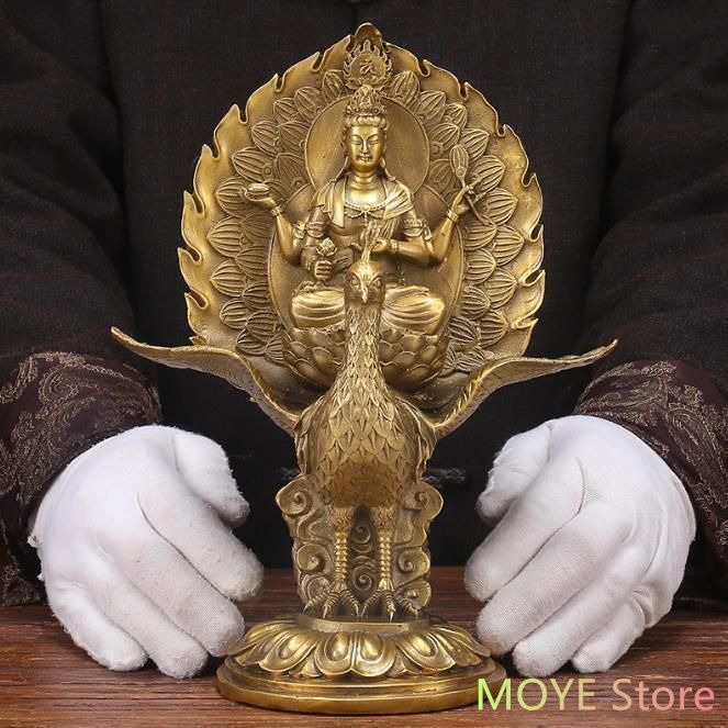 石像 石仏 水月観音観音菩薩仏像 鎮宅辟邪 開運風水招財 玄関 書斎工芸