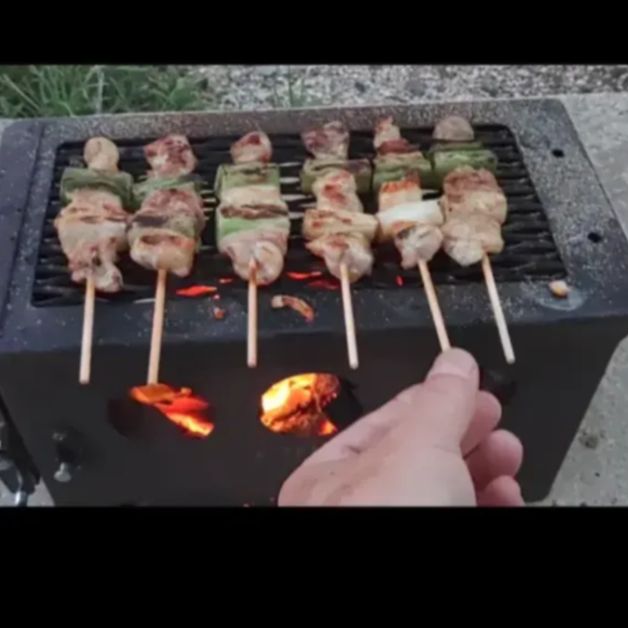 焼き網付き焚き火台